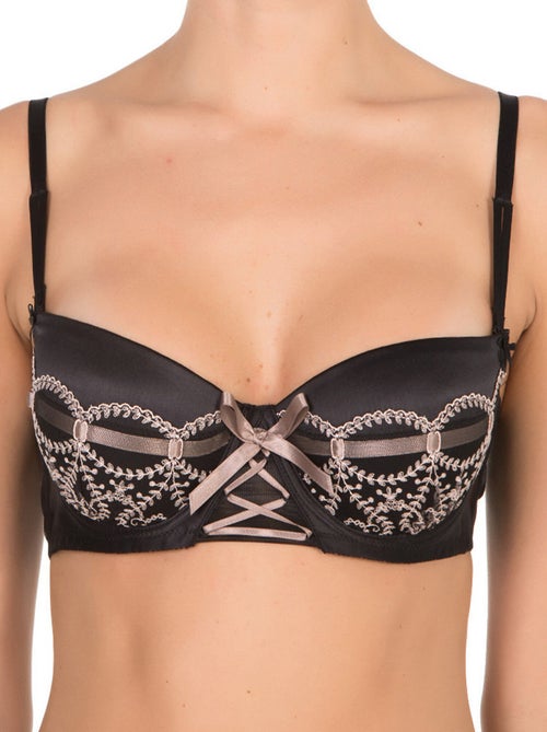 Soutien-gorge bandeau balconnet cabaret - Kiabi Soutien-gorge bandeau balconnet cabaret - Kiabi