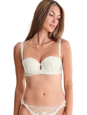 Soutien-gorge bandeau balconnet multipositions miracle mariage