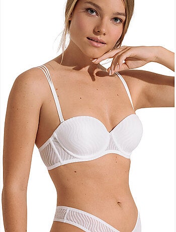 Soutien-gorge bandeau balconnet préformé nikki