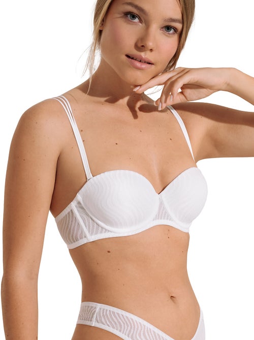 Soutien-gorge bandeau balconnet préformé nikki - Kiabi Soutien-gorge bandeau balconnet préformé nikki - Kiabi