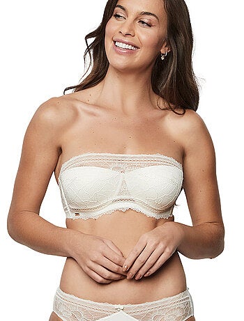 Soutien-gorge bandeau bustier agatha mariage
