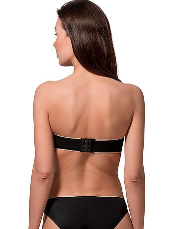 Soutien-gorge bandeau décolleté miracle one noir