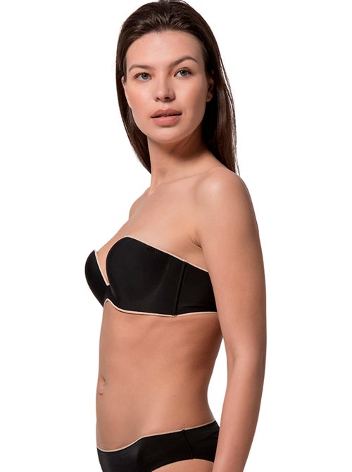 Soutien-gorge bandeau décolleté miracle one noir - Kiabi Soutien-gorge bandeau décolleté miracle one noir - Kiabi