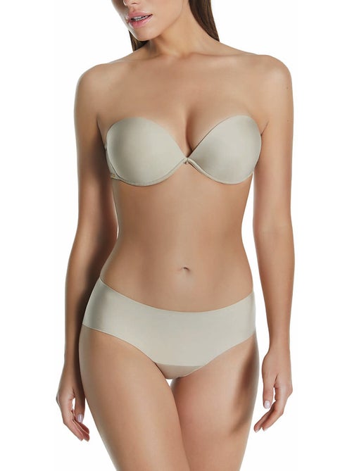 Soutien-gorge bandeau double push-up armature unique etna - Kiabi Soutien-gorge bandeau double push-up armature unique etna - Kiabi