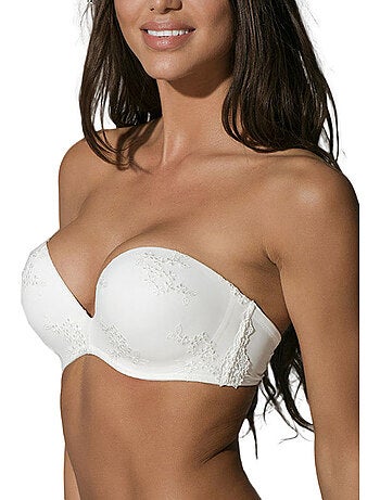Soutien-gorge bandeau honeymoon mariage ivoire