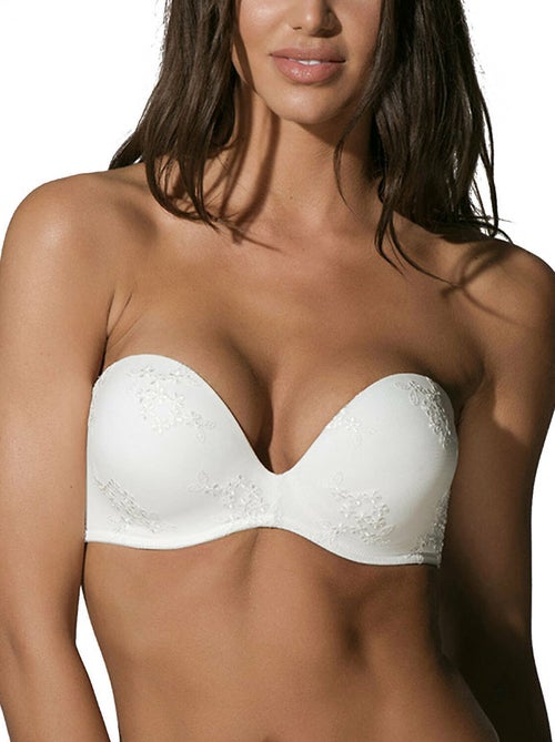 Soutien-gorge bandeau honeymoon mariage ivoire - Kiabi Soutien-gorge bandeau honeymoon mariage ivoire - Kiabi