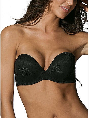 Soutien-gorge bandeau honeymoon noir