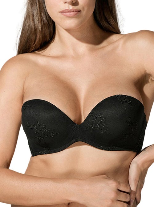 Soutien-gorge bandeau honeymoon noir - Kiabi Soutien-gorge bandeau honeymoon noir - Kiabi