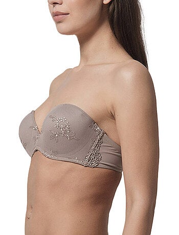 Soutien-gorge bandeau honeymoon vison