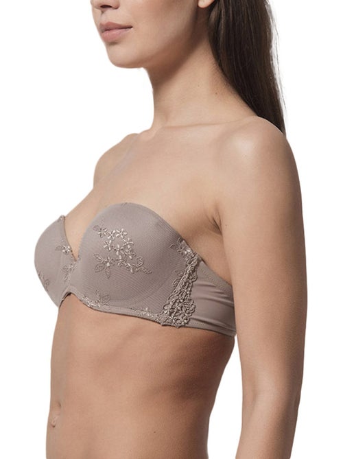 Soutien-gorge bandeau honeymoon vison - Kiabi Soutien-gorge bandeau honeymoon vison - Kiabi