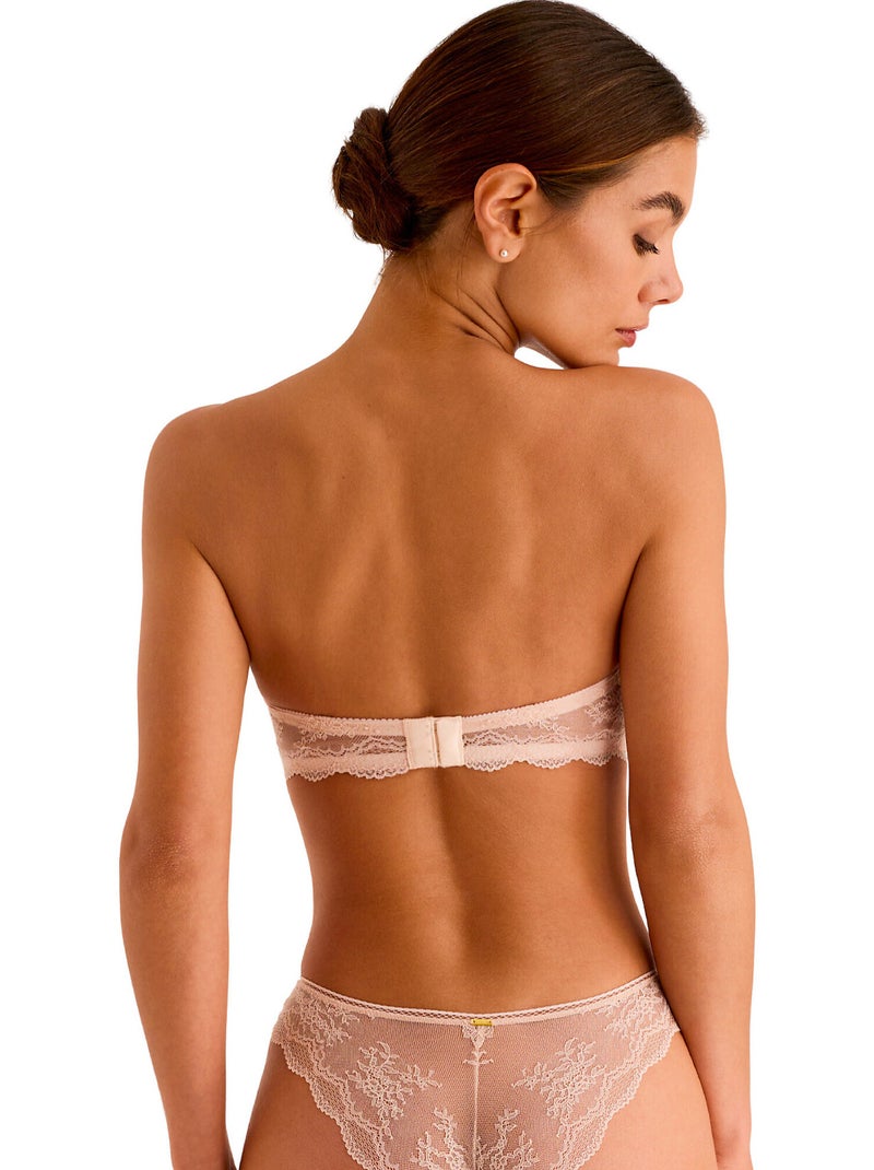 Soutien-gorge bandeau manuela Beige - Kiabi