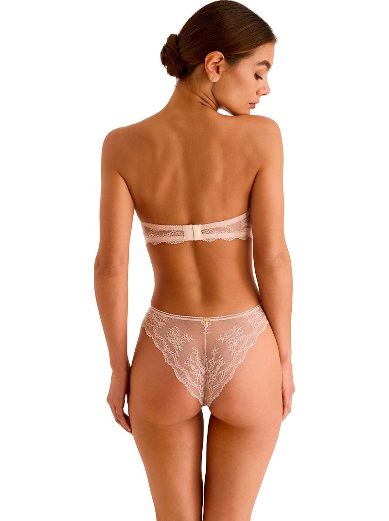 Soutien-gorge bandeau manuela Beige - Kiabi