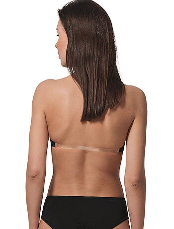 Soutien-gorge bandeau multi-positions secret noir