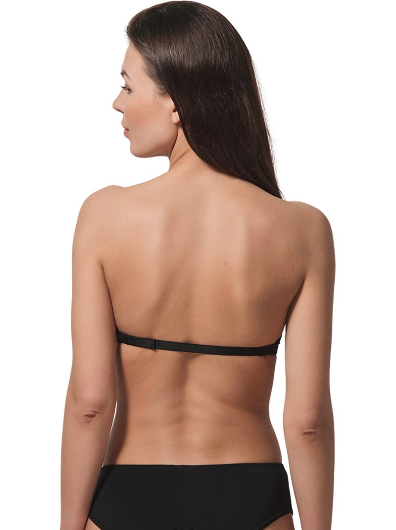Soutien-gorge bandeau multi-positions secret noir Noir - Kiabi