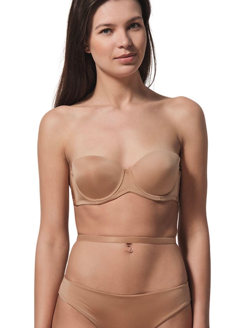 Soutien-gorge bandeau multi-positions secret peau - Kiabi Soutien-gorge bandeau multi-positions secret peau - Kiabi