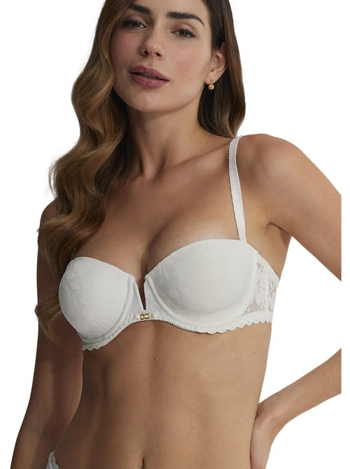 Soutien-gorge bandeau préformé armaturé gabrielle mariage - Kiabi Soutien-gorge bandeau préformé armaturé gabrielle mariage - Kiabi