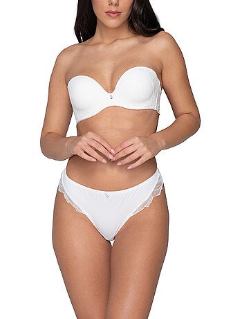 Soutien-gorge bandeau préformé melody mariage