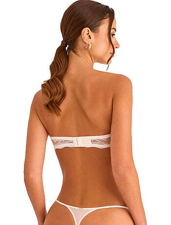 Soutien-gorge bandeau push-up manuela mariage