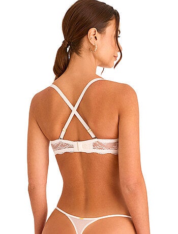 Soutien-gorge bandeau push-up manuela mariage