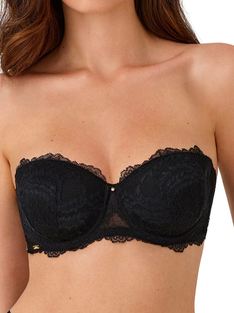Soutien-gorge bandeau renatta Noir - Kiabi