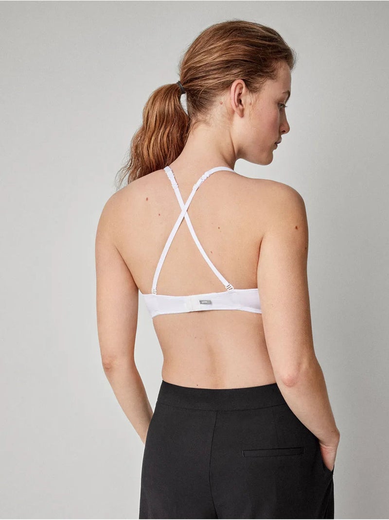 Soutien-gorge basique multiposition Blanc - Kiabi