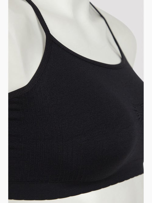 Soutien-gorge basique rembourré sans couture sans armatures penti - Kiabi Soutien-gorge basique rembourré sans couture sans armatures penti - Kiabi