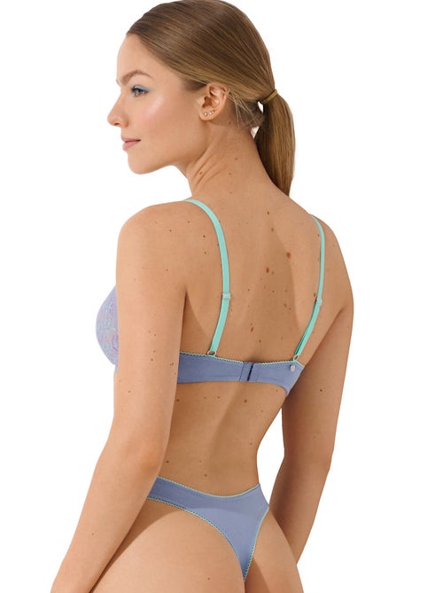 Soutien-gorge bralette sans armatures rainbow - Kiabi