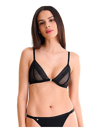 Soutien-gorge bralette triangle sans armatures fusion