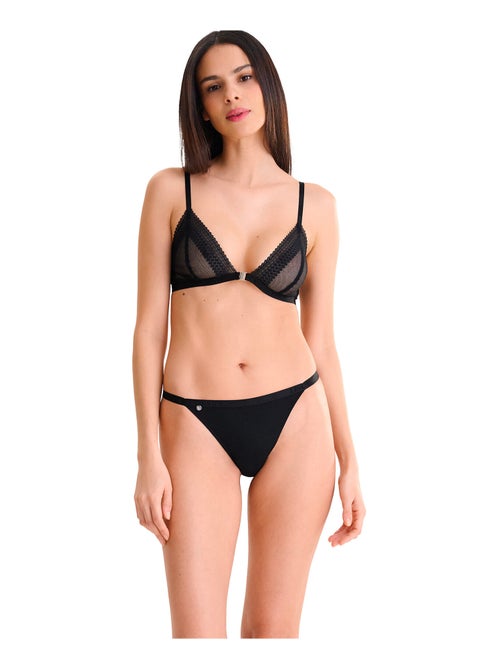 Soutien-gorge bralette triangle sans armatures fusion - Kiabi Soutien-gorge bralette triangle sans armatures fusion - Kiabi