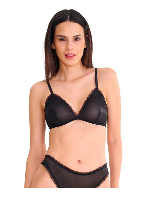 Soutien-gorge bralette triangle sans armatures shiny star - Kiabi Soutien-gorge bralette triangle sans armatures shiny star - Kiabi