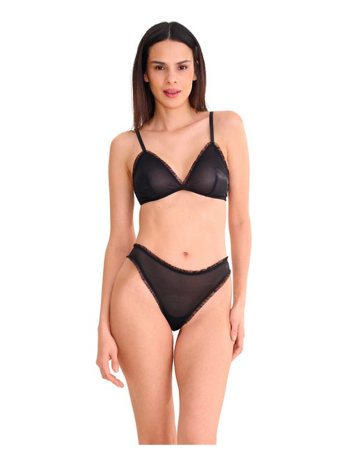 Soutien-gorge bralette triangle sans armatures shiny star - Kiabi Soutien-gorge bralette triangle sans armatures shiny star - Kiabi