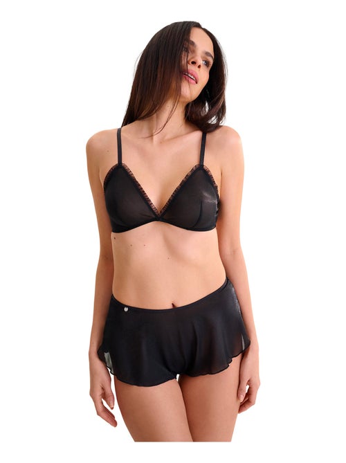 Soutien-gorge bralette triangle sans armatures shiny star - Kiabi Soutien-gorge bralette triangle sans armatures shiny star - Kiabi