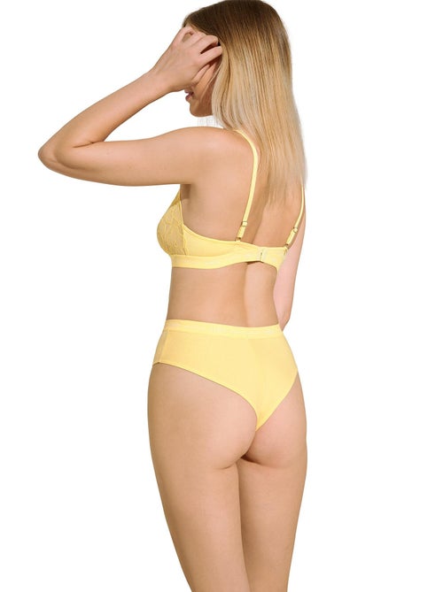 Soutien-gorge bralette triangle sans armatures sunflower - Kiabi Soutien-gorge bralette triangle sans armatures sunflower - Kiabi