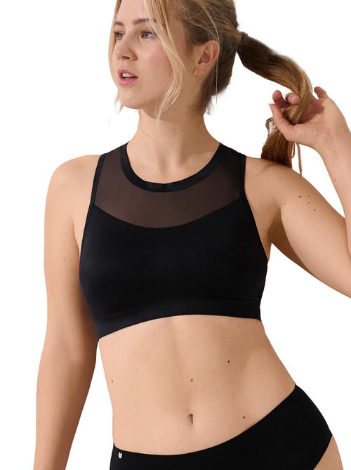 Soutien-gorge brassière préformé sans armatures lifestyle - Kiabi Soutien-gorge brassière préformé sans armatures lifestyle - Kiabi