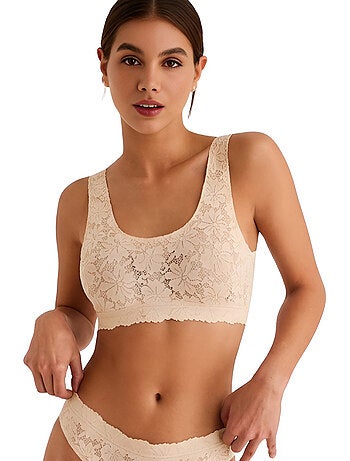 Soutien-gorge brassière sans armatures one and lace