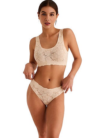 Soutien-gorge brassière sans armatures one and lace