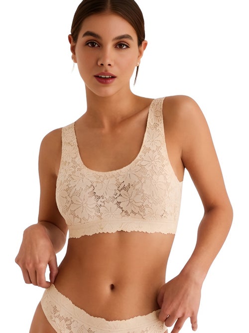 Soutien-gorge brassière sans armatures one and lace - Kiabi Soutien-gorge brassière sans armatures one and lace - Kiabi