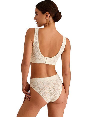 Soutien-gorge brassière sans armatures one and lace mariage