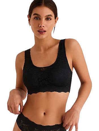 Soutien-gorge brassière sans armatures one and lace