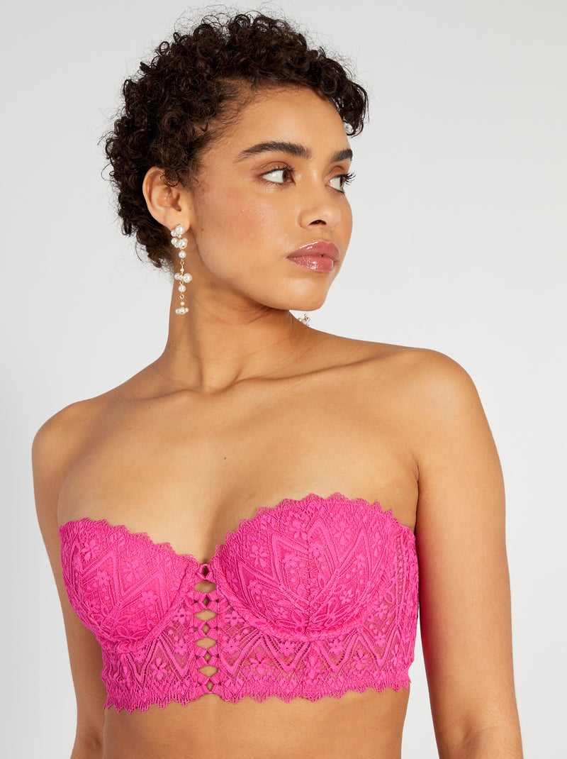Ensemble ampliforme bustier - blanc