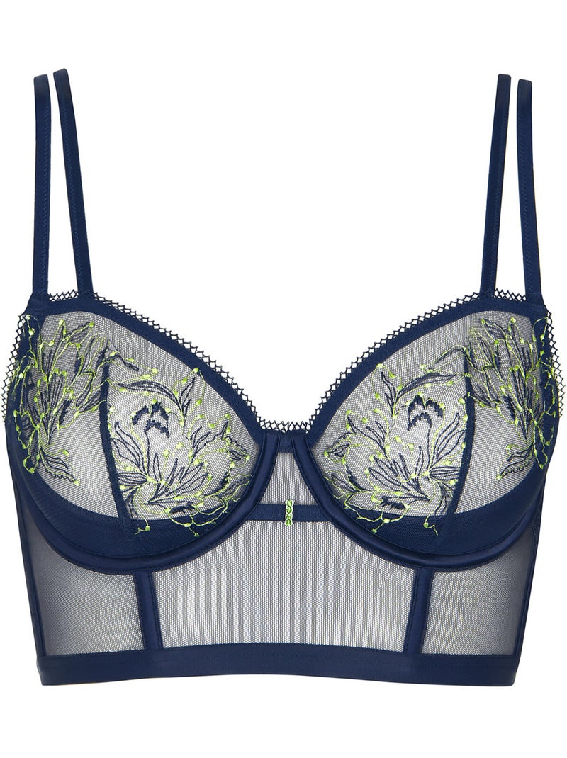 Soutien-gorge bustier armaturé jive Bleu - Kiabi