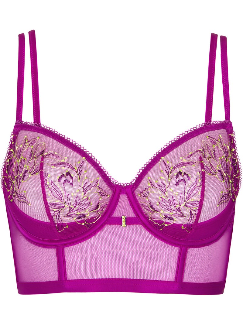 Soutien-gorge bustier armaturé jive Violet - Kiabi