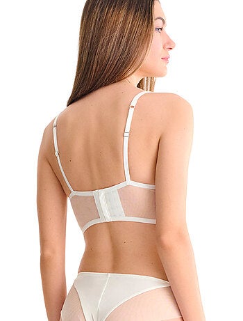 Soutien-gorge bustier armaturé shiny secret mariage