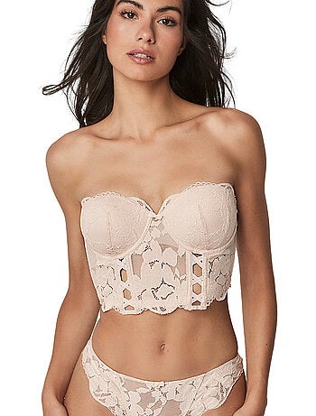 Soutien-gorge bustier balconnet federica