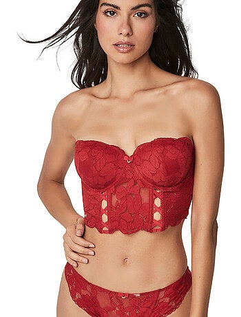 Soutien-gorge bustier balconnet federica