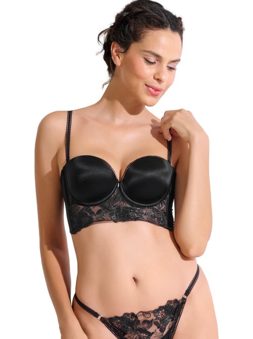 Soutien-gorge bustier balconnet préformé eminence - Kiabi