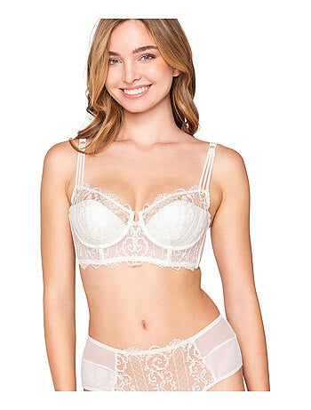 Soutien-gorge bustier lilium mariage