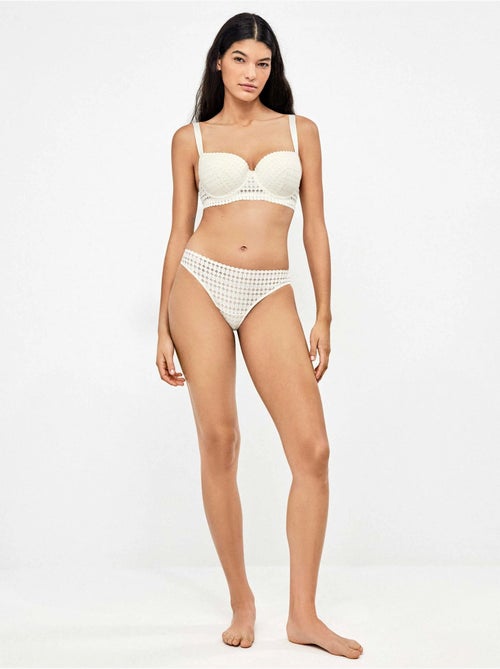 Soutien-gorge capacité de dentelle géométrique - Kiabi Soutien-gorge capacité de dentelle géométrique - Kiabi