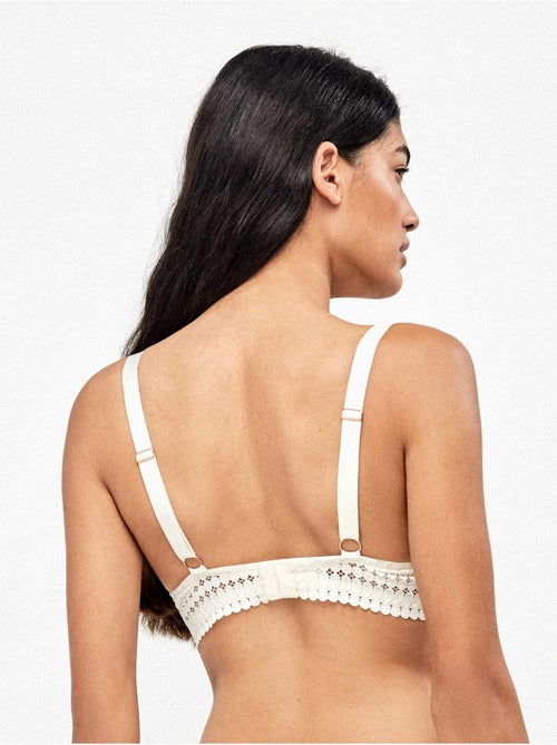 Soutien-gorge capacité de dentelle géométrique - Kiabi Soutien-gorge capacité de dentelle géométrique - Kiabi