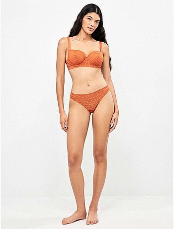 Soutien-gorge capacité de dentelle géométrique